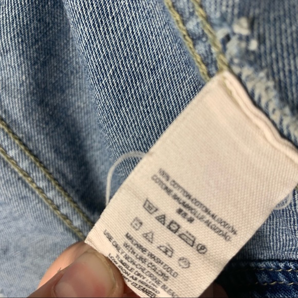 Free people hooded denim jacket - Picture 7 of 8